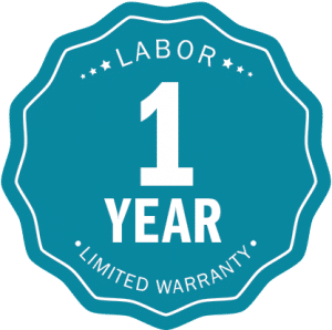 1 Year Labor Warrenty